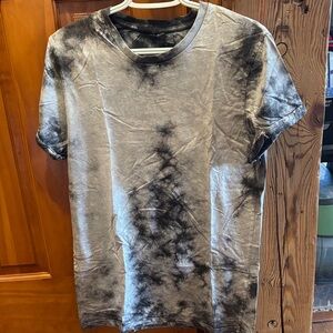 ASOS Gray and Black Tie-Dye T-Shirt